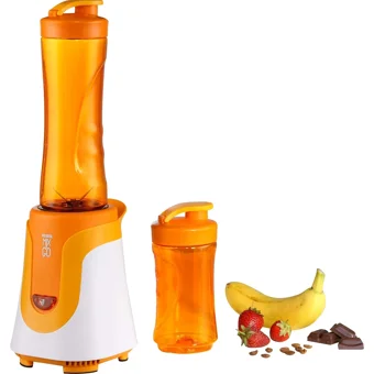 Vestel Mix & Go 700 ml Plastik Hazneli 4 Bıçaklı Tekli Mini Smoothie Blender Turuncu