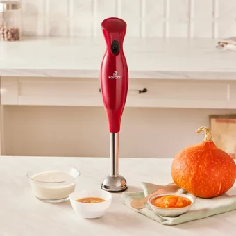 Karaca Profoodmix 700 ml Plastik Hazneli Buz Kırıcılı 4 Bıçaklı 3'lü Blender Seti Kırmızı