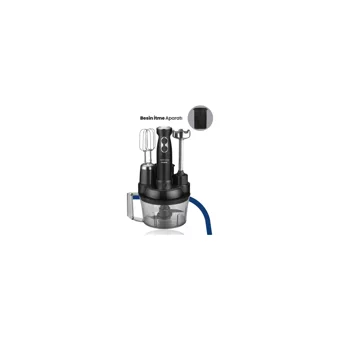 Goldmaster Blendactive 5 ın 1 1500 ml Plastik Hazneli Turbolu 4 Bıçaklı 5'li Blender Seti Siyah