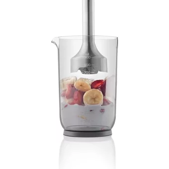 Arzum Technoart Maxi AR1065 1500 ml Plastik Hazneli Çift Bıçaklı 3'lü Blender Seti Siyah