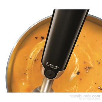 Philips Avance Collection Beluga 1000 ml Plastik Hazneli Turbolu 4 Bıçaklı 3'lü Mini El Blender Siyah