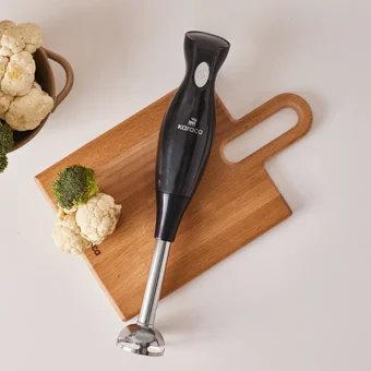 Karaca Shiny 4 Bıçaklı Tekli El Blender Siyah