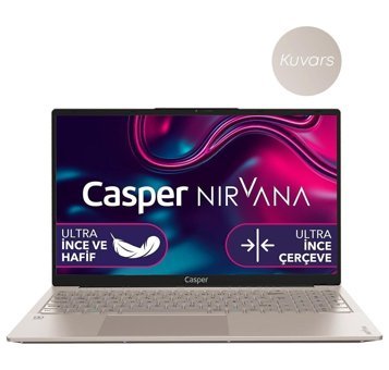 Casper Nirvana X700.1235-BF00X-K-F Harici Intel Iris Xe Graphics Eligible Intel Core i5 1235U 16 GB Ram 1 TB SSD 15.6 inç Full HD FreeDos Laptop