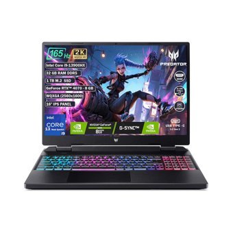 Acer Predator Helios NEO NH.QLVEY.001 Harici Intel UHD Graphics Intel Core i9 13900HX 32 GB Ram 1 TB SSD 16 inç WQXGA FreeDos Laptop