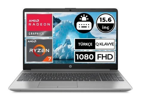 HP 250 G9 6Q8N3ES01 Harici AMD Radeon RX Vega 8 AMD Ryzen 7 5825U 8 GB Ram 1 TB SSD 15.6 inç Full HD FreeDos Laptop