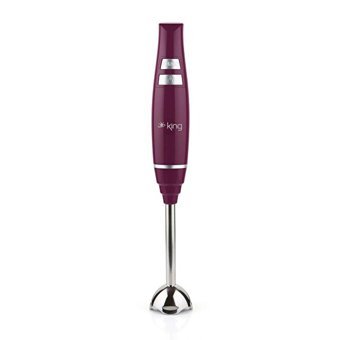 King Hilde 1500 ml Plastik Hazneli Turbolu 4 Bıçaklı Blender Seti Mor