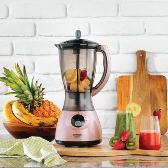 Schafer Blendy 1500 ml Buz Kırıcılı Çift Bıçaklı Tekli Mini Sürahili Blender Kırmızı