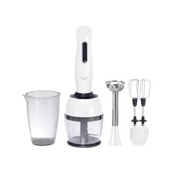 Vestel Vanilya 2100 B 1500 ml Plastik Hazneli Turbolu 4 Bıçaklı 3'lü Blender Seti Beyaz