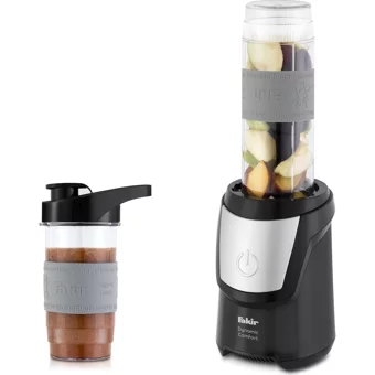 Fakir Dynamic Comfort 570 ml Plastik Hazneli Buz Kırıcılı Çift Bıçaklı Kişisel Tekli Smoothie Blender Siyah