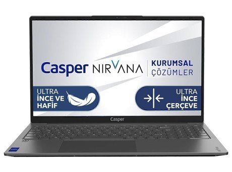 Casper Nirvana X700.1235-DF00X-G-F Harici Intel Iris Xe Graphics Eligible Intel Core i5 1235U 32 GB Ram 1 TB SSD 15.6 inç Full HD FreeDos Laptop
