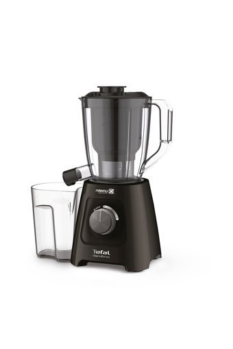 Tefal Blendforce 2 in 1 1500 ml Plastik Hazneli 6 Bıçaklı Tekli Sürahili Blender Siyah