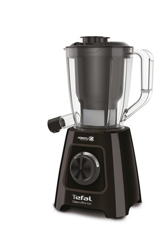 Tefal Blendforce 2 in 1 1500 ml Plastik Hazneli 6 Bıçaklı Tekli Sürahili Blender Siyah