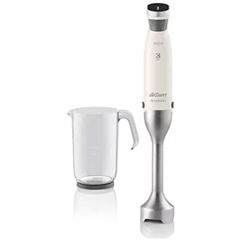 Arzum Technoart AR1052 900 ml Plastik Hazneli Buz Kırıcılı Turbolu Çift Bıçaklı Tekli El Blender Krem