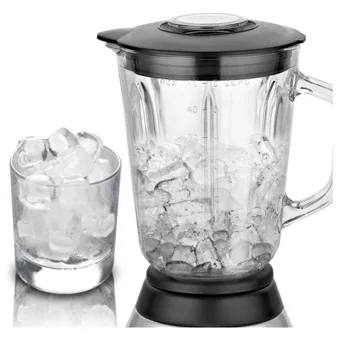Sinbo 1500 ml Cam Hazneli Buz Kırıcılı Turbolu 6 Bıçaklı İkili Sürahili Blender Kırmızı