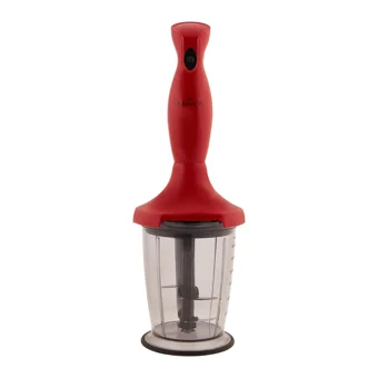 Karaca Maximix 3 in 1 1500 ml Plastik Hazneli Turbolu Blender Seti Kırmızı