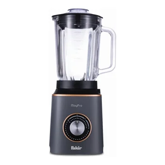 Fakir Mixypro 1500 ml Cam Hazneli Buz Kırıcılı Turbolu 6 Bıçaklı Tekli Sürahili Blender Antrasit