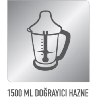 Tefal Optiblend 1500 1500 ml Plastik Hazneli Çift Bıçaklı 3'lü Blender Seti Siyah