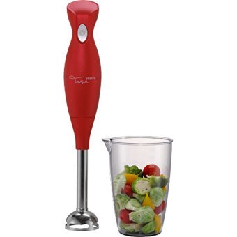 Vestel Tarçın 900 ml Plastik Hazneli 4 Bıçaklı Tekli El Blender Kırmızı