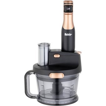 Fakir Speed Multi 1500 ml Plastik Hazneli Turbolu 4 Bıçaklı Blender Seti Siyah