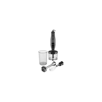 Profilo 1200 ml Plastik Hazneli Turbolu Çift Bıçaklı 4'lü Mini Blender Seti Siyah