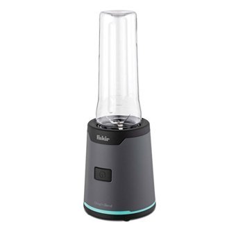 Fakir Chop 'N Blend Aqua 600 ml Plastik Hazneli Buz Kırıcılı İkili Smoothie Blender Gri