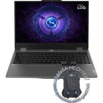 Lenovo LOQ 15IAX9I 83FQ000UTRK07 Harici Intel UHD Graphics Intel Core i5 12450HX 64 GB Ram 512 GB SSD 15.6 inç Full HD FreeDos Laptop