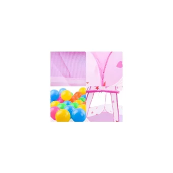 Xhltd 1421 Yuvarlak Kız Yıldızlar Oyun Çadırı Pembe