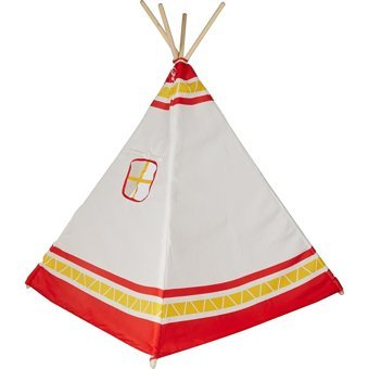 Hape 428 Üçgen Kızılderili  Oyun Çadırı Beyaz