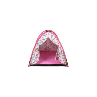 Abbie Rainbow Yuvarlak Unisex Oyun Çadırı Beyaz Pembe