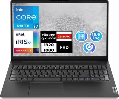 Lenovo V15 Gen 3 82TT00QMTX Harici Intel Iris Xe Graphics Eligible Intel Core i7 1255U 16 GB Ram 512 GB SSD 15.6 inç Full HD FreeDos Laptop