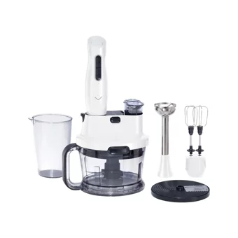 Vestel Vanilya Multi 2000 B 1500 ml Plastik Hazneli Turbolu 4 Bıçaklı 3'lü Blender Seti Beyaz