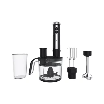 Vestel Tarçın 7500 S Multi 1500 ml Plastik Hazneli Turbolu 4 Bıçaklı 3'lü Blender Seti Siyah