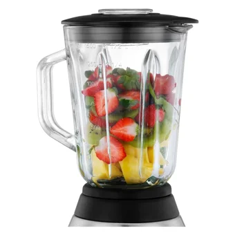 Sinbo 1500 ml Cam Hazneli Buz Kırıcılı Turbolu 6 Bıçaklı Tekli Blender Siyah