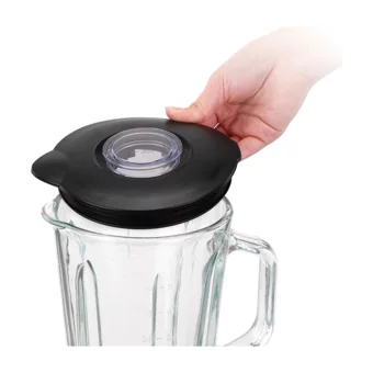 Sinbo 1500 ml Cam Hazneli Buz Kırıcılı Turbolu 6 Bıçaklı Tekli Blender Siyah