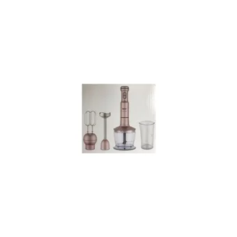Fakir Sms 500 ml Plastik Hazneli 4 Bıçaklı 4'lü Blender Seti Pembe