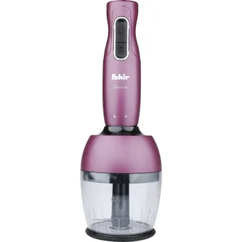 Fakir Lucca Violet 500 ml Plastik Hazneli Turbolu Çift Bıçaklı Blender Seti Mor