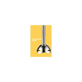 Goldmaster Leylak Plastik Hazneli 4 Bıçaklı Tekli El Blender Kırmızı