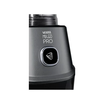 Vestel Mix & Go 600 ml Plastik Hazneli Buz Kırıcılı 4 Bıçaklı Tekli Mini Smoothie Blender Siyah