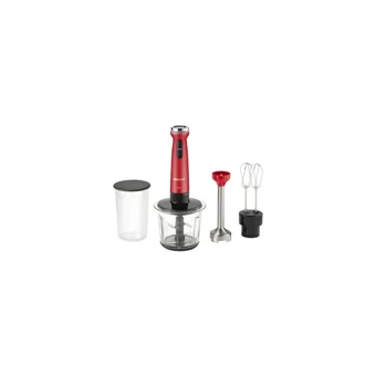 Arçelik K-1270 900 ml Plastik Hazneli Turbolu Çift Bıçaklı 3'lü Blender Seti Kırmızı