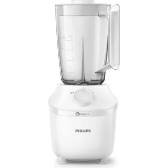 Philips 1900 ml Plastik Hazneli Buz Kırıcılı Turbolu Tekli Mini Sürahili Blender Beyaz