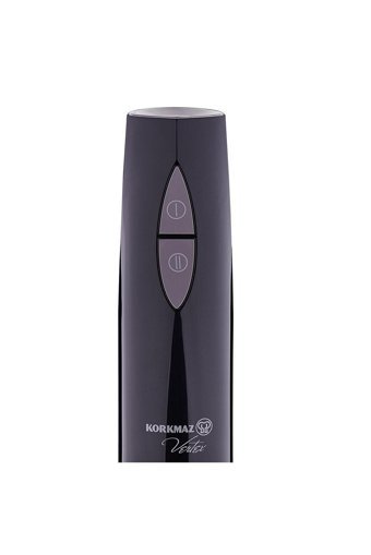 Korkmaz 1750 ml Plastik Hazneli Buz Kırıcılı 4 Bıçaklı 4'lü Blender Seti Siyah