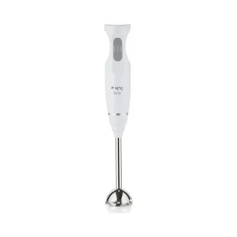 King Hammer Plastik Hazneli 4 Bıçaklı Tekli El Blender Beyaz