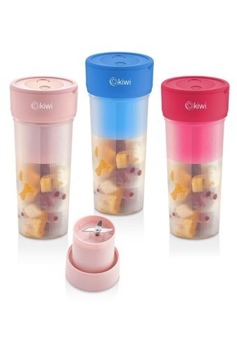 Kiwi KSB 250 ml Plastik Hazneli Kişisel Tekli Mini Blender Kırmızı