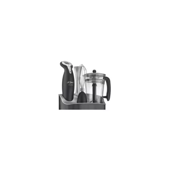 Arzum Mix AR162 500 ml Plastik Hazneli Çift Bıçaklı Tekli Blender Seti Siyah