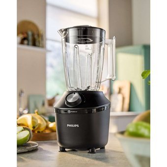 Philips Essential Advanced 500 ml Cam Hazneli Turbolu 6 Bıçaklı Tekli Smoothie Blender Siyah