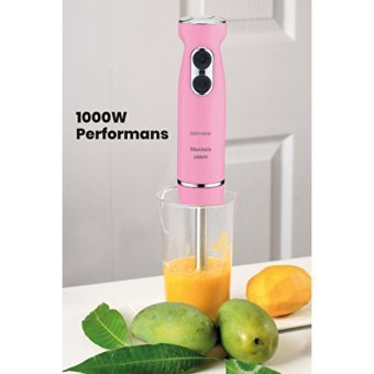 Goldmaster Maximix Turbolu 4 Bıçaklı Tekli El Blender Pembe