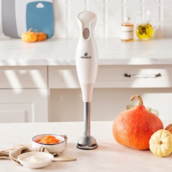Karaca Profoodmix 700 ml Plastik Hazneli Buz Kırıcılı 4 Bıçaklı 3'lü Blender Seti Bej