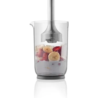Arzum Technoart Maxi AR1065 1500 ml Plastik Hazneli Çift Bıçaklı 3'lü Blender Seti Krem
