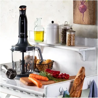 Arzum Technoart Maxi AR1065 1500 ml Plastik Hazneli Çift Bıçaklı 3'lü Blender Seti Krem