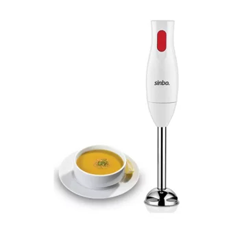 Sinbo 600 ml Buz Kırıcılı Turbolu 4 Bıçaklı 3'lü Blender Seti Beyaz